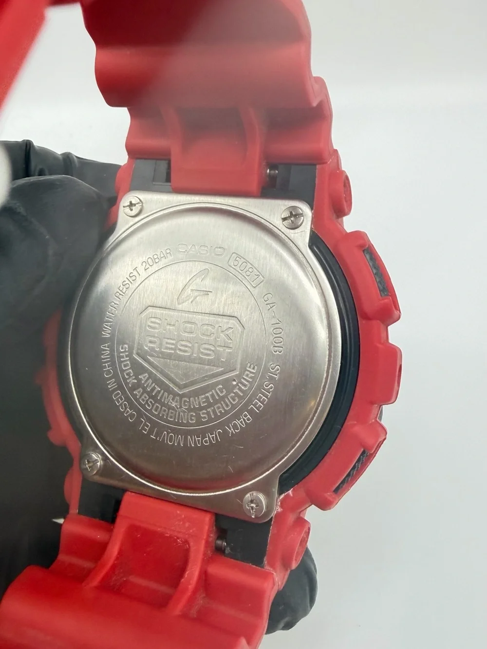 Casio G-Shock Red and Black Sport Watch